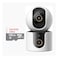 Xiaomi C500 Dual Camera Security System 2K Ultra HD Indoor Smart CCTV with Mobile App Control, Night Vision, Motion Alerts, Cloud &amp; Local Storage Support + 128GB Memory Card