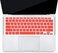 USA Version English Language Silicone Keyboard Cover Compatible for MacBook Air 13" 2020 M1 Chip Model A2179/A2337 With Touch ID, Dust/Spill Protection, Easy Install &amp; Washable Protector, Red
