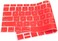 USA Version English Language Silicone Keyboard Cover Compatible for MacBook Air 13" 2020 M1 Chip Model A2179/A2337 With Touch ID, Dust/Spill Protection, Easy Install &amp; Washable Protector, Red