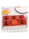 Ball Shape Silicone Baking Mold, Round Shape Mould for Baking - Brown