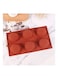 Ball Shape Silicone Baking Mold, Round Shape Mould for Baking - Brown