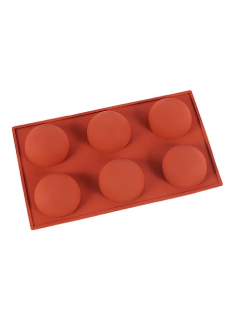 Ball Shape Silicone Baking Mold, Round Shape Mould for Baking - Brown