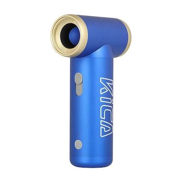 KiCA Jet Fan 2 Blue Outdoor Turbofan Air Pump &ndash; Portable High-Speed Rechargeable Blower Fan for Camping, Hiking, Inflatable Gear &amp; Outdoor Cleaning