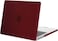 Hard Shell Case Cover Compatible with MacBook Pro 14-Inch Release 2024/2023/2022/2021 Model:- M3 A2918/A2992, M2 A2779, M1 A2442 Pro/ Max Chip with Touch ID, Wine Red