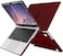 Hard Shell Case Cover Compatible with MacBook Pro 14-Inch Release 2024/2023/2022/2021 Model:- M3 A2918/A2992, M2 A2779, M1 A2442 Pro/ Max Chip with Touch ID, Wine Red