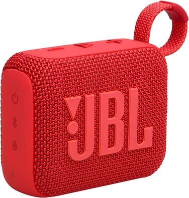 JBL GO4  RED &ndash; Ultra-Portable Bluetooth Speaker with  Xtriz  Case Bundle