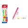 Motarro 3Pcs Multicolor Highlighter Pen Set (MC090)- Pack of 2