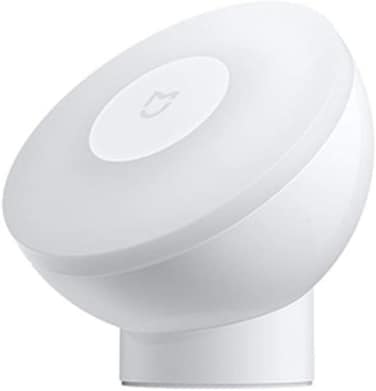 Xiaomi Mi Motion-Activated Night Light 2 with Built-in Light and Motion Sensor, 360&deg; Rotating Magnetic Base, Soft Eye-Friendly Warm Light, Adjustable Brightness and Wireless Wall-Mount Design