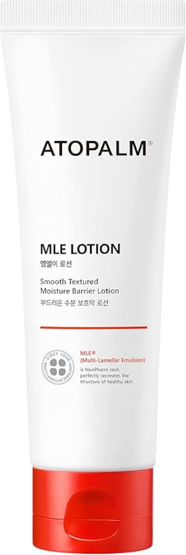 ATOPALM MLE Lotion for Sensitive Skin, 48 Hours Long Hydration with Ceramide, Long-Lasting Moisturizing Baby Lotion, Strengthening Skin Barrier, Redness-Relief 4.0Fl Oz, 120ml