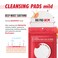 Korean Cleansing Pads 10 Pcs - Hydrating Makeup Remover with Hyaluronic Acid