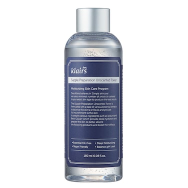 Dear Klairs Supple Preparation Unscented Moisturizing Facial Toner 180ml