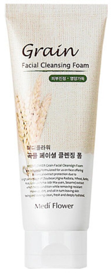 MEDIFLOWER GRAIN FACIAL CLEANSING FOAM 150ML
