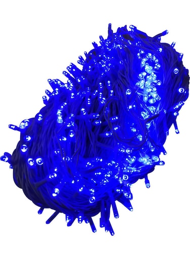 LED String Lights, 50 Metres, 480 Bulbs, Blue, Indoor/Outdoor Decoration for Party Wedding Festival