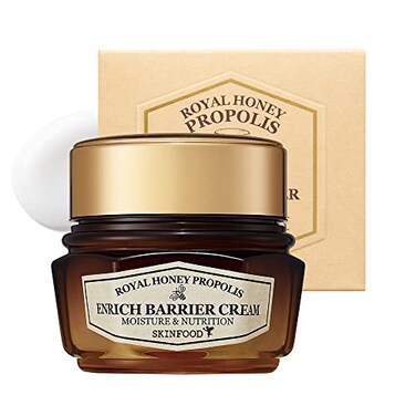 Skinfood 1957 Royal Honey Propolis Enrich Barrier Cream - 50% Black Bee Propolis &amp; Royal Jelly Extract Face Cream - Propolis Serum For Skin - Royal Essence Facial Cream - 2.13 Fl. Oz (63ml)