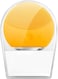 Electric USB Rechargeable Silicone Face Cleanser and Massager Brush, Ultra Soft Hygienic Silicone Facial Cleansing Brush for Every Type Skin, Yellow Sunflower