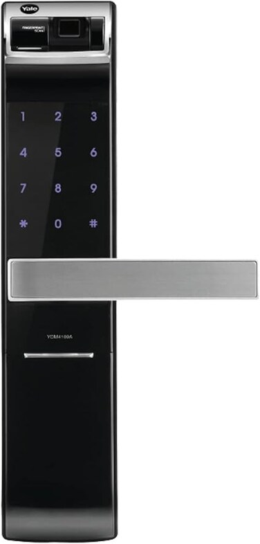 Yale Smart Lock YDM4109A, with fingrprint, Pin code &amp; mechnical key for keyless home entry
