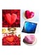Heat-Resistant 3D Heart Shape Cake Mold, Pink Silicone Baking Mould