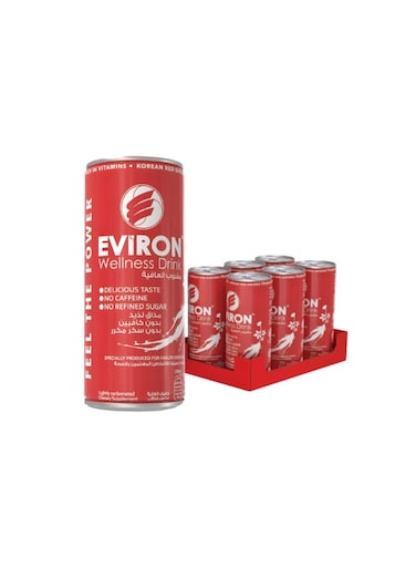 Eviron Wellness Drink Caffeine Free, No Refined Sugar  250ml (12-Pcs)