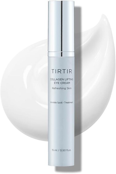 Tirtir Collagen Lifting Eye Cream - Roller Applicator, Wrinkle Spot Treatment, Revitalizing Moisturizer, Tightening Under Eye For Wrinkles, Fine Lines, Under Eye Bags, Lift Treatment For Men &amp; Women