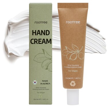 Olive Squalane Firming Ampoule Cream - Korean Skincare, Anti Wrinkle and Anti Aging, Rich Nutrition and Hydration, Vegan &amp; Cruelty Free,