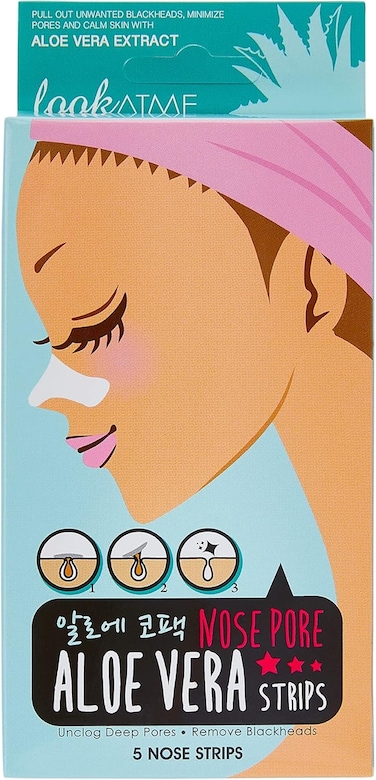Look At Me Nose Pore Strips For Unisex, Aloe-Vera, 10gm