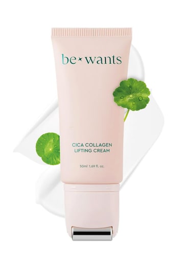 Bewants Neck Lifting &amp; Firming Cream with Centella Asiatica, Vegan Hyaluronic Acid, Neck Firming Cream Tightening Lifting Sagging Skin with Gua Sha Roller, Korean Skincare, 1.7 fl oz