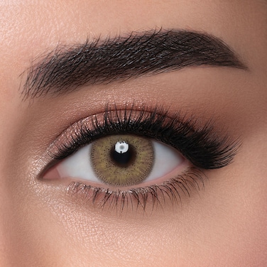 LensMe Honey 2Pack (-0.75) 6 Months Disposable Contact Lenses, Colored Contact Lenses, Cosmetic Contact Lenses, Honey Contact Lenses