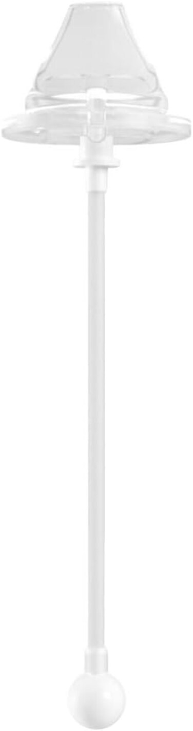 طقم شفاط سيليكون من جروسميمي مع ماصة مُثقّلة لزجاجات الأطفال، ماصة ناعمة مانعة للانسكاب، قطع غيار للأطفال من عمر 5 أشهر فما فوق