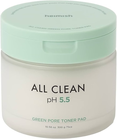 HEIMISH  ALL CLEAN Ph 5.5  GREEN PORE TONER PAD  300g
