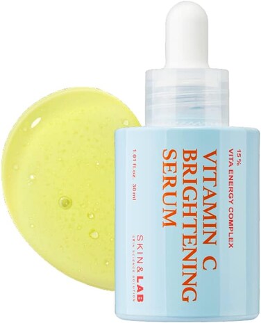 [SKIN&amp;LAB] Vitamin C Serum for Face with Hyaluronic Acid and Niacinamide   Even Skin Tone Serum (1.01 fl oz)