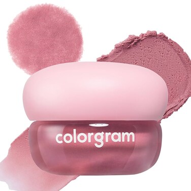 COLORGRAM TINTIN DORY BLUR JAM LIPS &amp; CHEEKS 01 PINK CASHEW NUT  3.5G