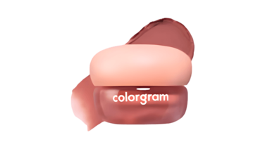 COLORGRAM TINTIN DORY BLUR JAM LIPS &amp; CHEEKS 02 WARM ALMOND 3.5G