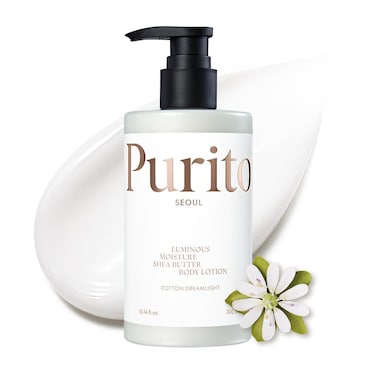 PURITO Luminous Moisture Shea Butter Body Lotion Cotton Dreamlight [300m