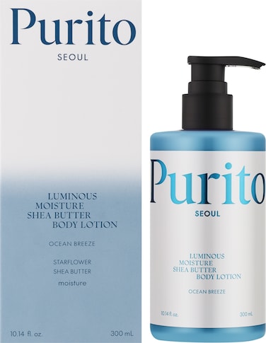 PURITO SEOUL LUMINOUS MOISTURE SHEA BUTTER BODY LOTION 300ML