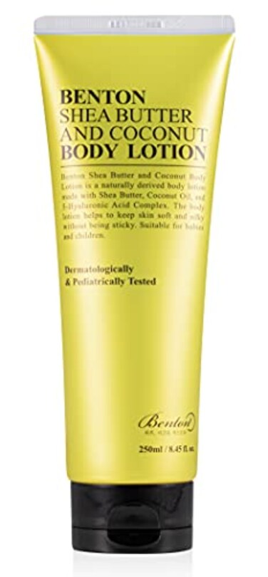 Benton Shea Butter And Coconut Body Lotion (8.45 Fl. Oz.) - Dermatologically Tested Mild Body Lotion For Whole Family, Moisturizing &amp; Nourishing Body Care For Rough And Senstive Itchy Skin