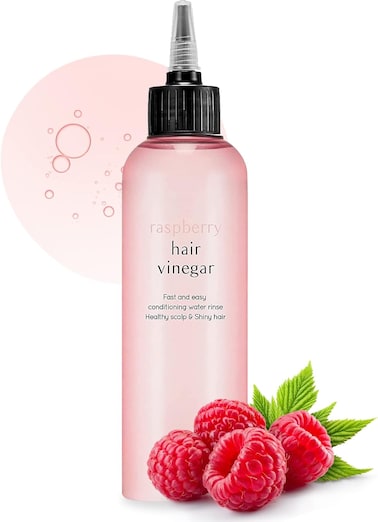 A'Pieu Raspberry Scalp Vinegar Hair Rinse 6.76 fl. oz. / 200 ml - Balances Hair &amp; Scalp pH Level - Smoother And Shinier Hair - Clarifies, Detangles And Encourages Hair Growth