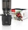 Kuvings AUTO10S Juicer - Easy Care Slow Juicer with 3L Capacity and 200W Motor Ideal for Fruit, Vegetables and Smoothies (Light Silver) (MATT BLACK)