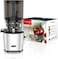 Kuvings AUTO10S Juicer - Easy Care Slow Juicer with 3L Capacity and 200W Motor Ideal for Fruit, Vegetables and Smoothies (Light Silver) (MATT LIGHT SILVER)