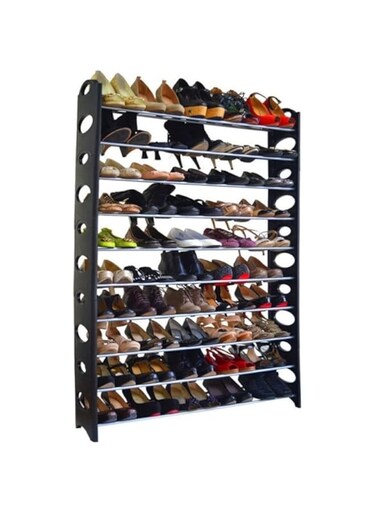 Dubai Gallery 10 Tier Shoe Rack 30 Pair, Tier Free Standing, Space Saving Storage Organizer AMZ-Z9BDD81AFC975C6D41B17Z