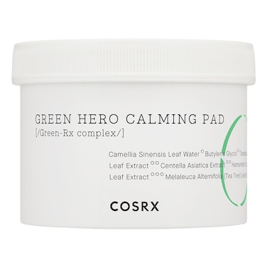 وسادات Cosrx One Step Green Hero المهدئة، عبوة من 70 قطعة