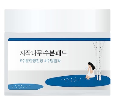 ROUND LABBirch Juice Moisturizing Pad 80pcs / Aquaxyl, Soothing Adhesion, Moisturizing Pad