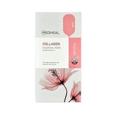 Mediheal Collagen Essential Mask, Infused With Collagen Active, Tightening, 10's, 25 ml