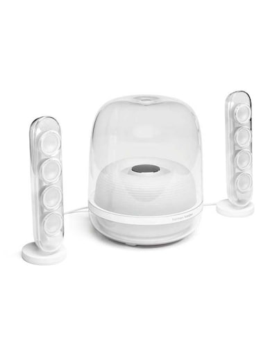 HARMAN KARDON SoundSticks 4 Bluetooth Speaker System White