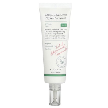 Axis-Y Complete No Stress SPF50+ PA++++ Physical Sunscreen 50ml