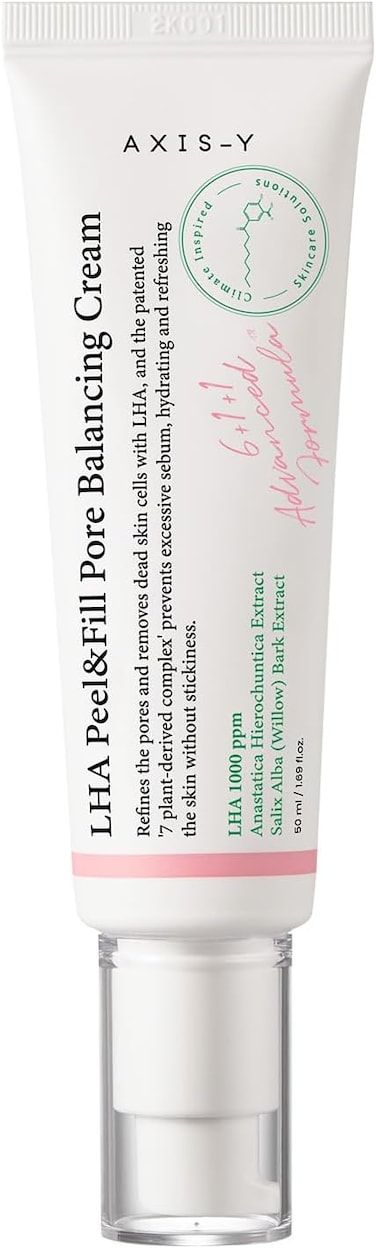 AXIS-Y LHA Peel &amp; Fill Pore Balancing Cream   50 ml / 1.69 fl. Oz.   Pore Minimizing   Pore Care   Pore Cream   Pore Tightening   Kbeauty