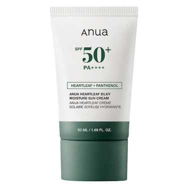 Anua Heartleaf Silky Moisture SP50+ PA++++ Sun Cream 50ml