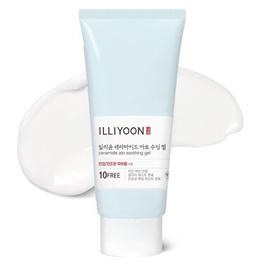IlliyoonCeramide Ato Soothing Gel 175ml(5.91oz), High Moisturizing Cooling Gel Lotion for Tired and Dry Skin