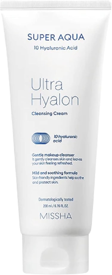 Missha Super Aqua Ultra Hyalron Cleansing Cream