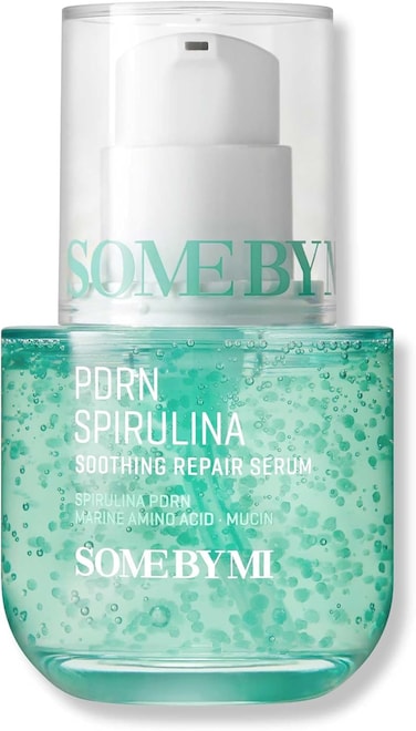 Some By Mi Pdrn Spirulina Soothing Repair Serum - 50ml - Vegan Korean Pdrn Serum For Face - Soothes Redness, Tightens And Moisturises With Spirulina, Peptides And Marine