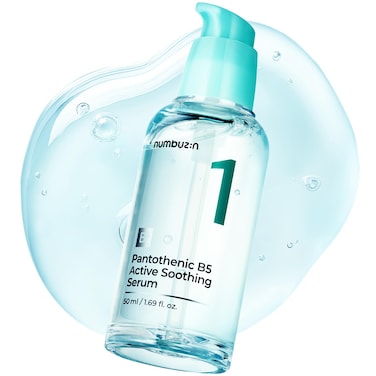 numbuzinNo.1 Pantothenic B5 Active Soothing Serum, Soothing Hydrating Serum, Pantothenic Acid, Niacinamide, Excess Oil Control, Reduces Breakouts, Acne, Oily, Acne-Prone Skin, 1.69 fl. oz.